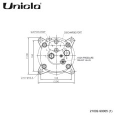 画像4: ローバーミニ（〜1996年）　Unicla（ユニクラ） ACコンプレッサー　UP90-125MM-12V-FN2 (4)