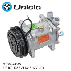 画像1: Unicla（ユニクラ） ACコンプレッサー　UP150-135B-ALIG16-12V-U04　*サンデン SD508系 互換対応 (1)