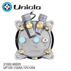 画像2: Unicla（ユニクラ） ACコンプレッサー　UP120-132AA-12V-U04　*サンデン SD507 互換対応 (2)