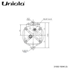 画像5: Unicla（ユニクラ） ACコンプレッサー　UC90-125A-FN-C (5)